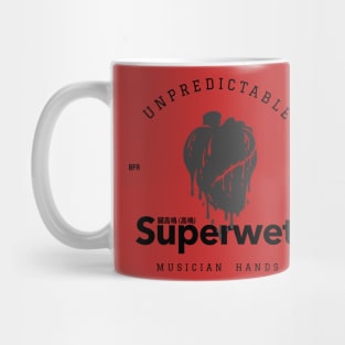 Unpredictable musician hands, BFR going on STG (bleeding heart BW1) Mug